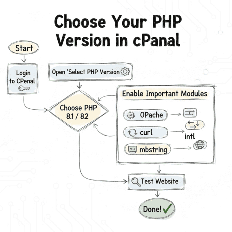 How to Choose the Right PHP Version & Modules in cPanel