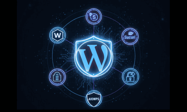 WordPress security with top plugins and Cyberin hosting for website protection.