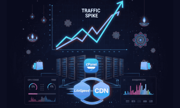 prepare cPanel site for festival traffic