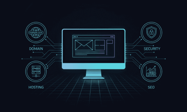 website launch concept.
