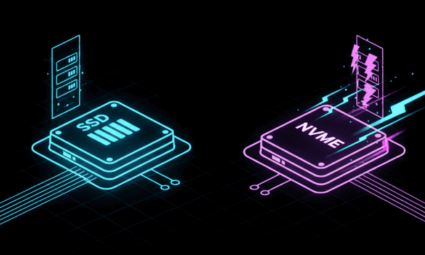 SSD and NVMe hosting speed comparison