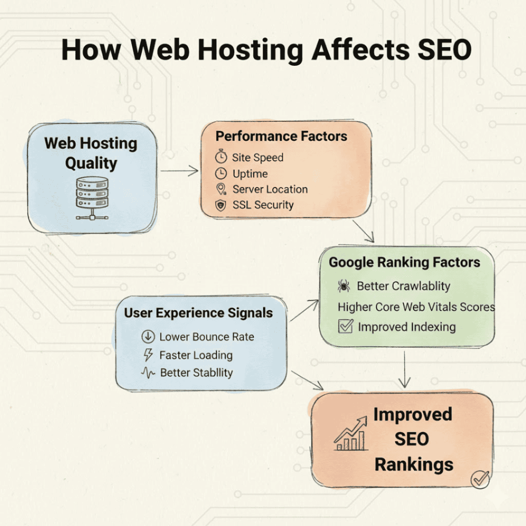 How Web Hosting Affects SEO Rankings in Google | Cyberin