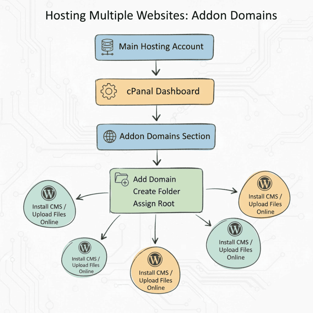 How to Host Multiple Websites on One Hosting Account