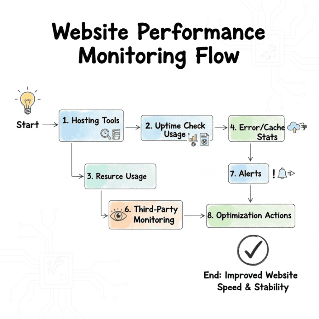 How to Monitor Website Performance Using Hosting Tools