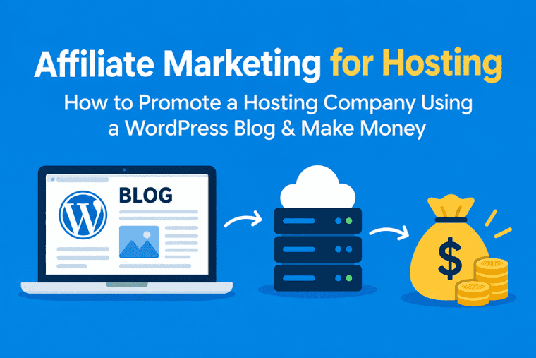 Affiliate Marketing for Hosting — How to Promote a Hosting Company Using a WordPress Blog & Make Money