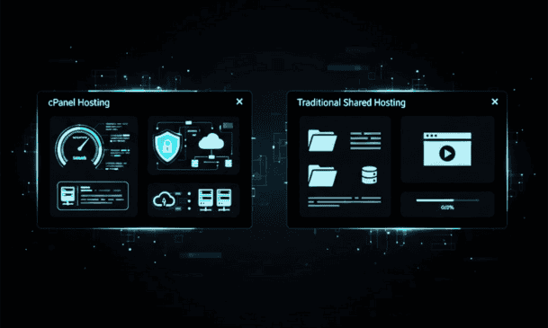 cPanel hosting vs traditional shared hosting comparison