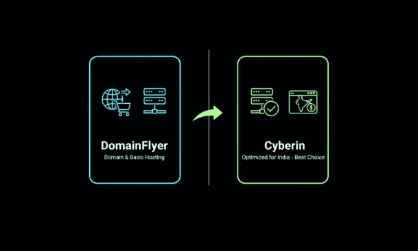 DomainFlyer vs Cyberin: Domain & Hosting Comparison