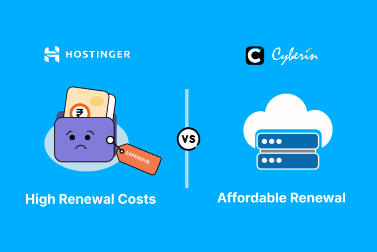 Hostinger Alternative in India: Avoid High Renewal Costs with Cyberin Hosting