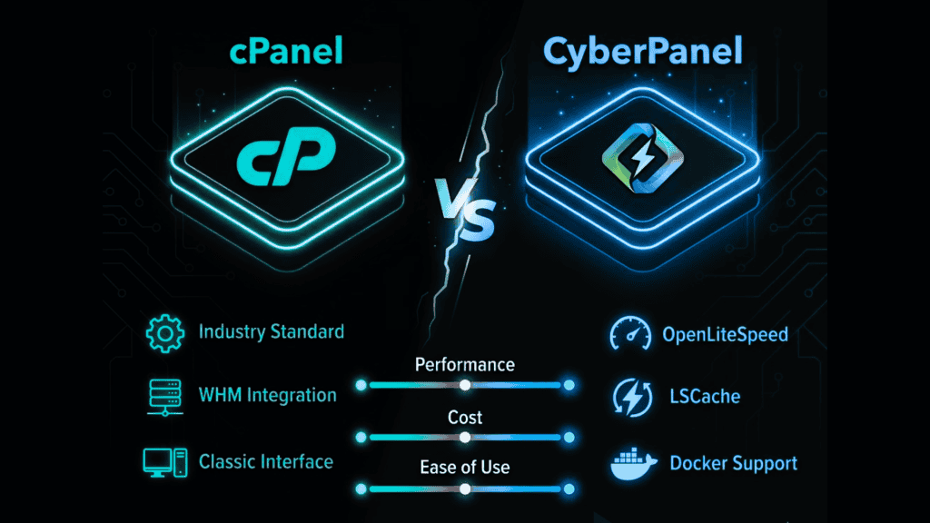 cPanel vs CyberPanel: Which Control Panel Is Better for Modern Hosting?