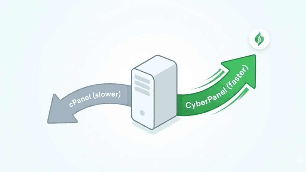 CyberPanel vs cPanel Performance Comparison: Speed & Resource Usage